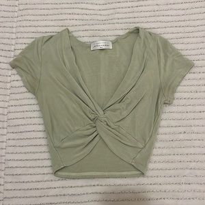 Twist Front Crop Top